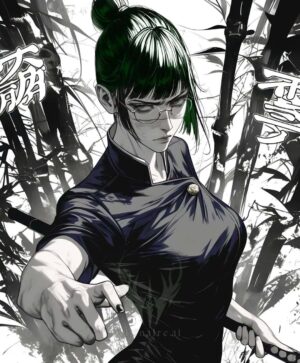 Maki zenin jujutsu kaisen anime manga poster.jpg