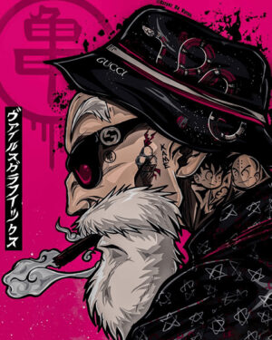 Master roshi dope dragon ball comic poster 5.jpg