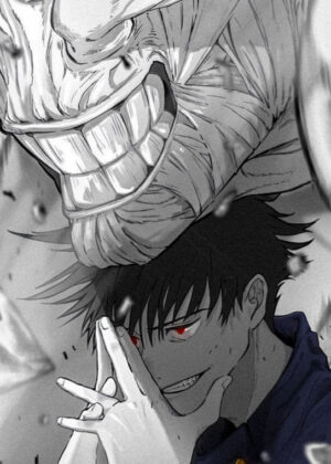 Megumi fushiguro and mahoraga jujutsu kaisen poster.jpg