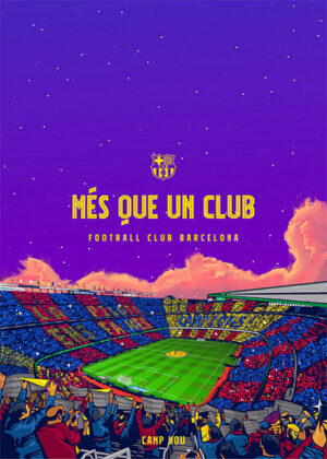 Mes que un club football club barcelona poster 4.jpg