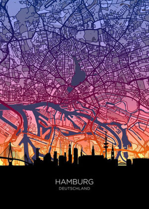 Neon hamburg skyline deutschland maps poster 4.jpg
