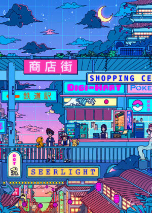Neon sunset pop pastel poster.jpg