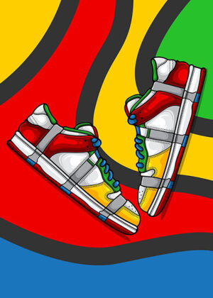 Nike sb dunk low sandy bodecker sneaker poster.jpg