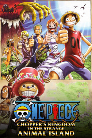 One piece choppers island in the strange animal kingdom poster.jpg