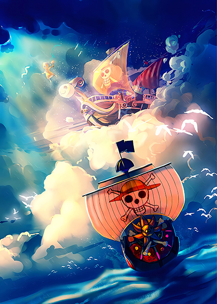 One piece thousand sunny bon voyage poster.jpg