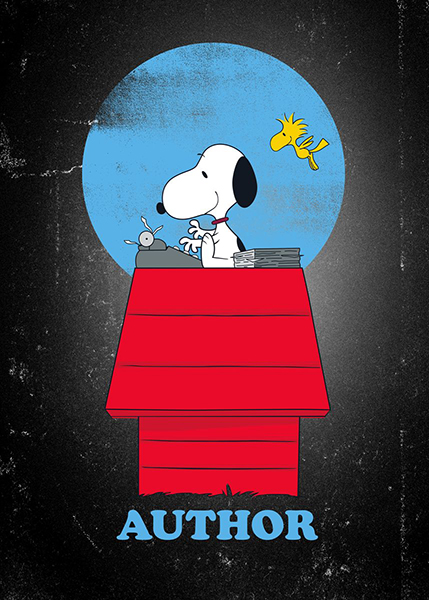 Peanuts snoopy author poster 4.jpg