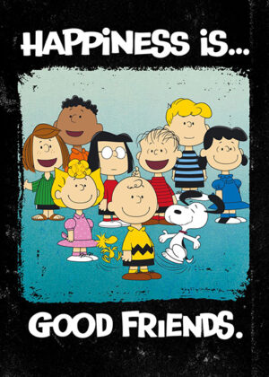 Peanuts snoopy happiness is good friends poster.jpg