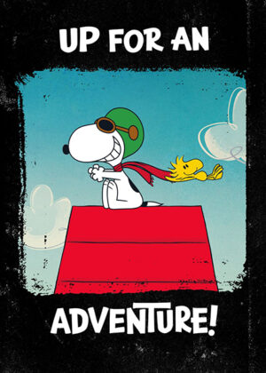 Peanuts snoopy up for an adventure poster.jpg