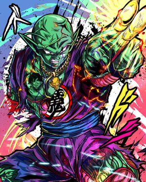 Piccolo beam cannon dragon ball comic poster 5.jpg