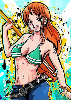 Pirate nami one piece anime comic poster.jpg
