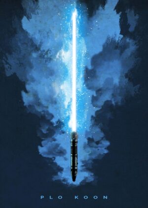 Plo koon lightsaber star wars poster.jpg