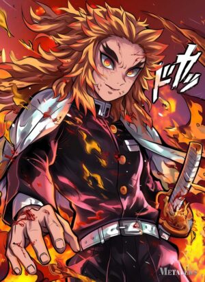 Rengoku kyojuro flame oath anime manga poster.jpg