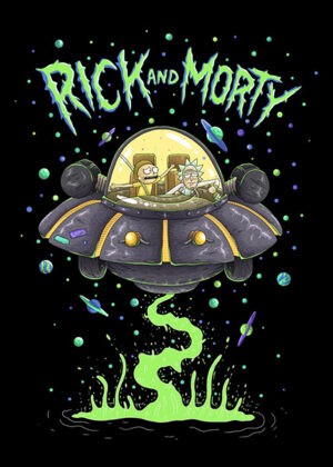 Rick and morty minimal poster.jpg