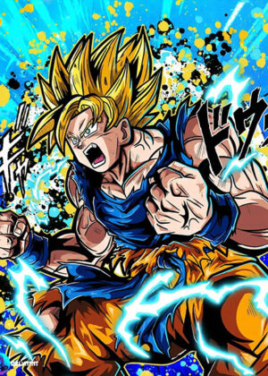 Saiyan son goku dragon ball anime comic poster.jpg