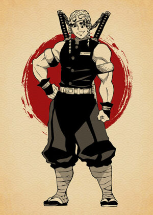 Sound hashira tengen uzui demon slayer anime poster.jpg