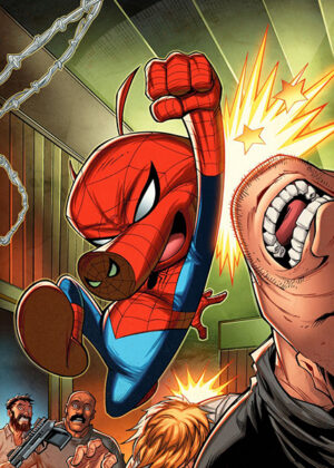Spider man fight spider ham poster 4.jpg