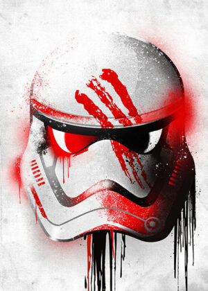 Star wars finn stormtrooper graffitti helmet poster.jpg