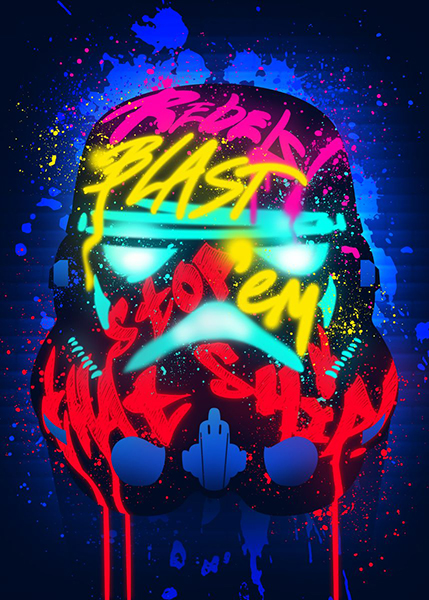 Star wars stormtrooper sprayed poster.jpg