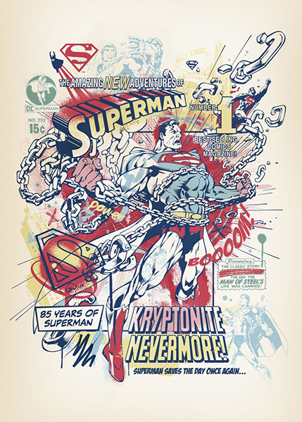 Superman 85 years of super strength poster 2.jpg