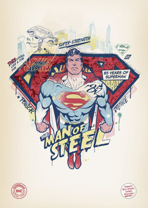 Superman man of steel comic poster.jpg