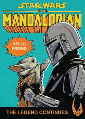 The mandalorian hello friend star wars poster.jpg