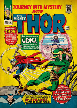Thor vs loki comics poster 2.jpg