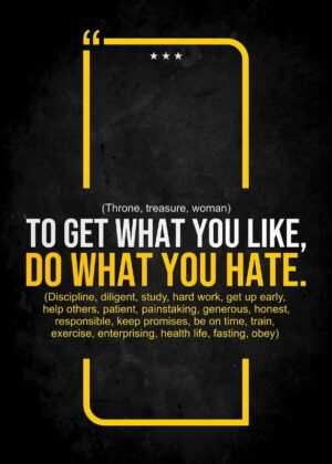 To Get What You Like Poster