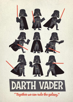 Together we can rule the galaxy darth vader star wars poster.jpg
