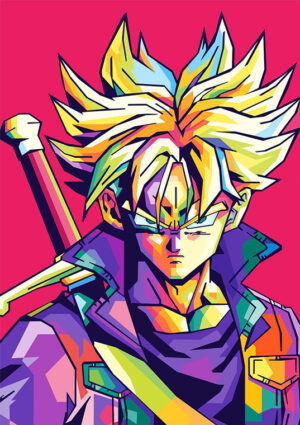 Trunks dragon ball pop art poster.jpg