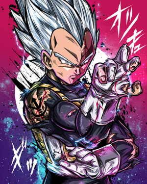 Ultra instinct vegeta dragon ball comic poster 5.jpg