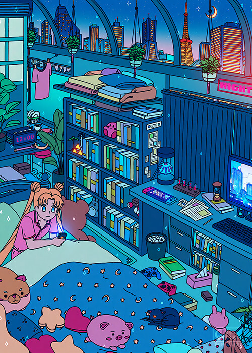 Usagi room pop pastel poster.jpg