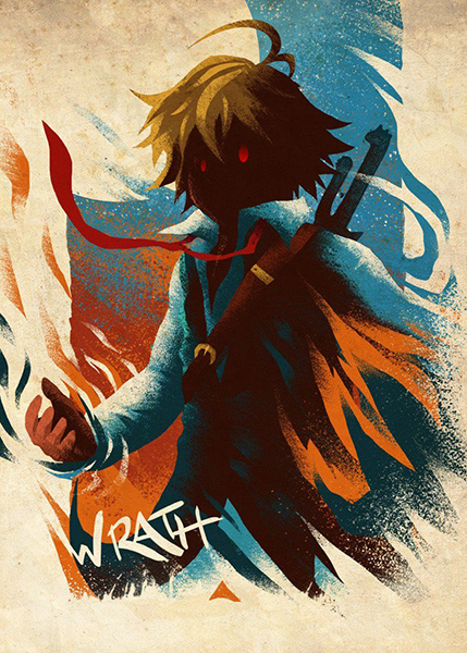 Wrath seven deadly sins anime poster 4.jpg