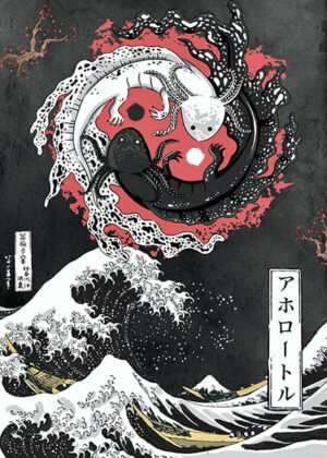 Yin yang axolotl kanagawa poster.jpg