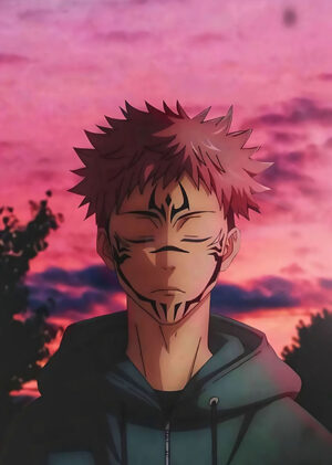 Young yuji itadori jujutsu kaisen poster 5.jpg
