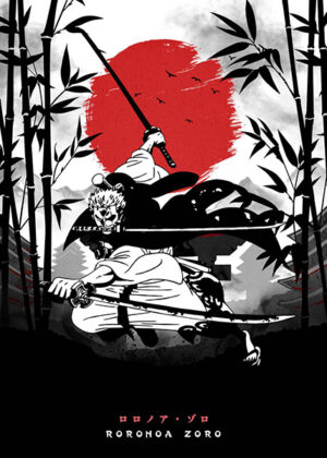 Zoro one piece anime poster 4.jpg